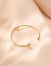 Pulseira Nó Dourada