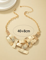 Colar Tetris Dourado