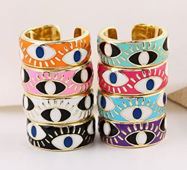 Anel Cibele Verde Preto