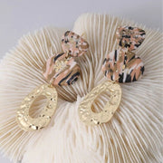 Brinco Mármore Rosa