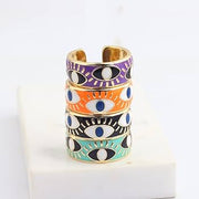 Anel Cibele Verde Preto